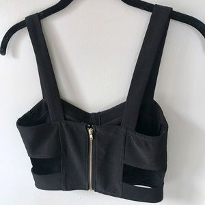 Forever 21 Crop Top Open Back